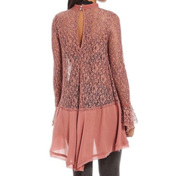 Free People Dresses Free People Tell Tale Lace Tunic Dress - Picture 2 of 8